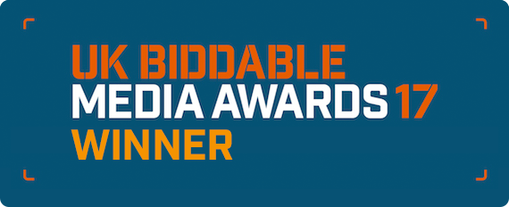 UK Biddable Media Awards - winner 2017
