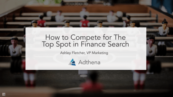 Finance search banner