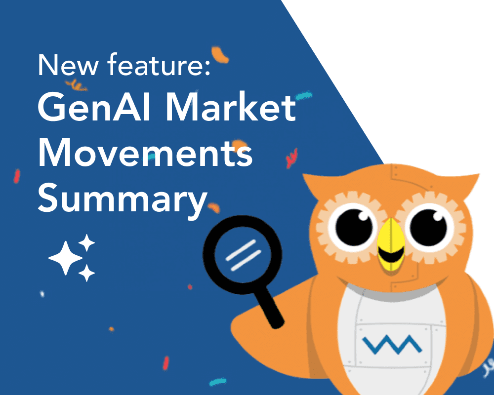 Adthena's GenAI market movements summary graphic