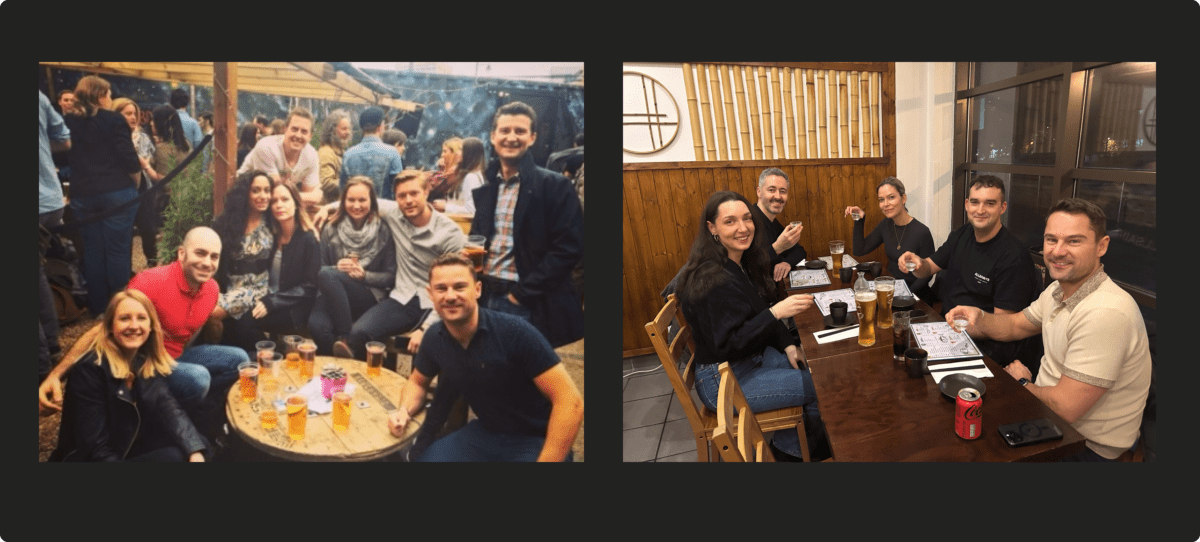 A decade of growth - from early team socials to today