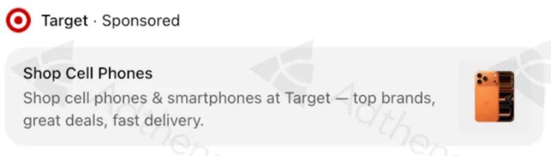 Target ChatGPT Ads Example
