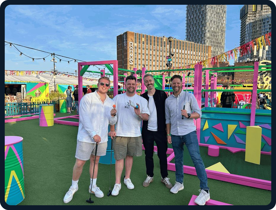 Sam Kurn and the Adthena team