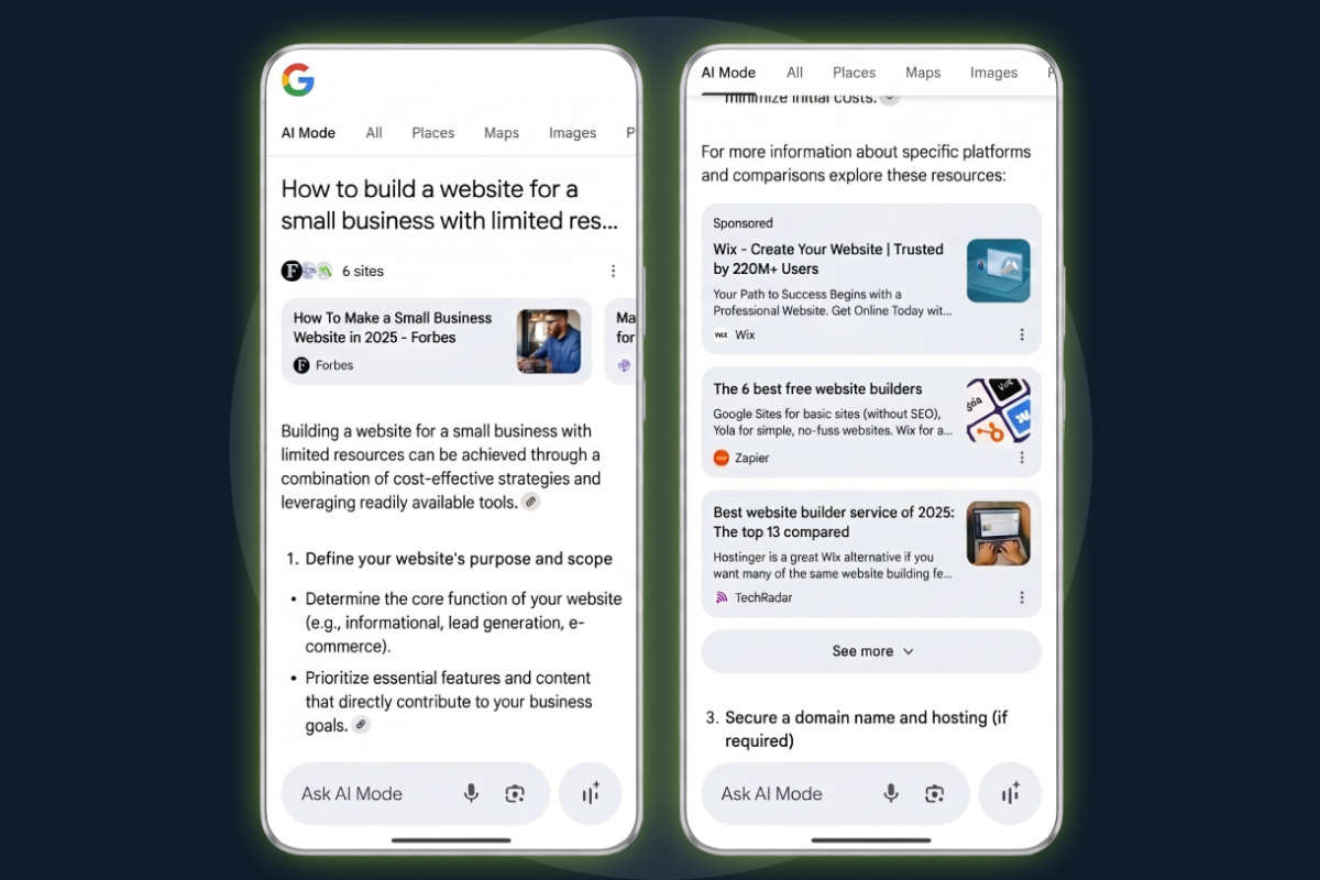Ads have arrived in Google's AI Mode