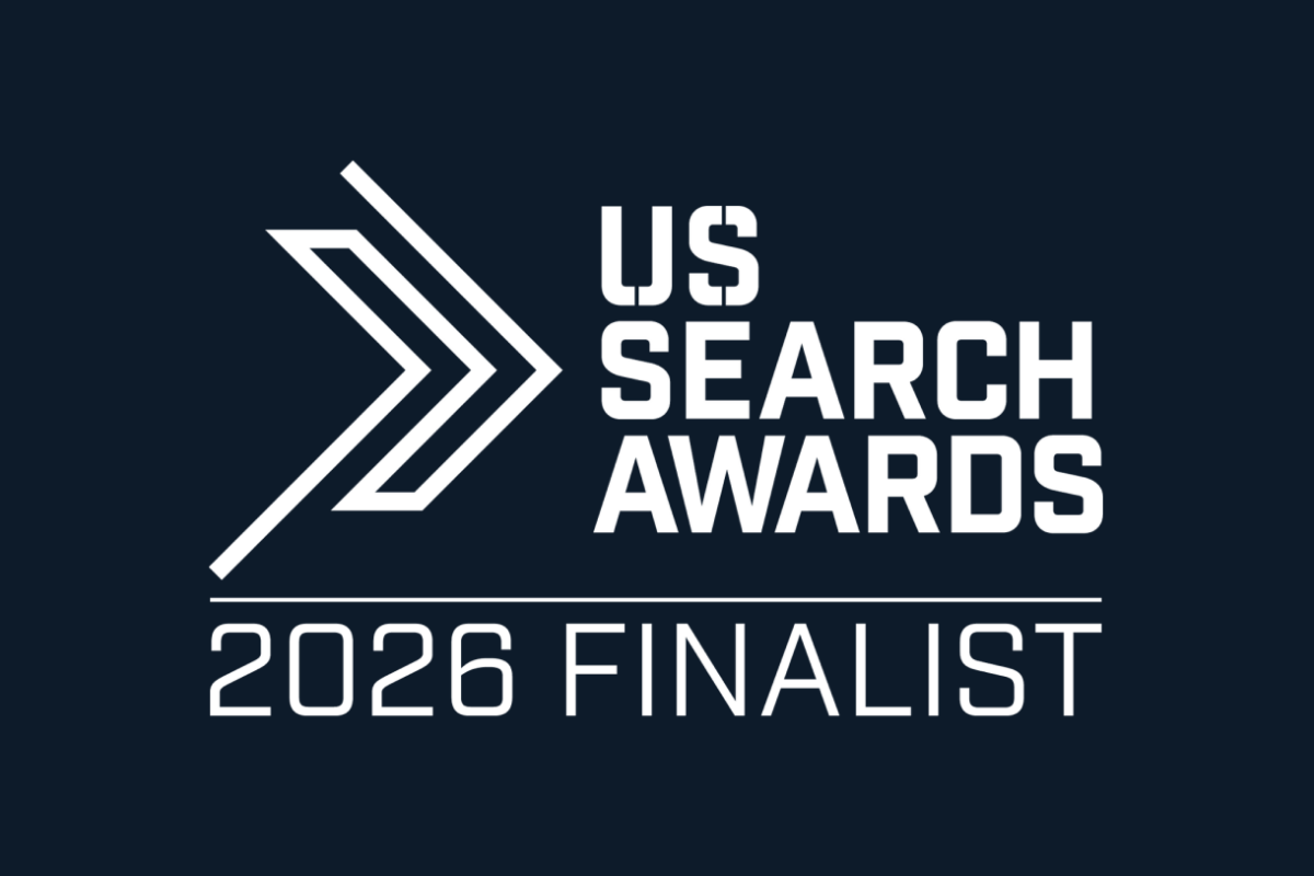 US search awards finalist badge | Adthena