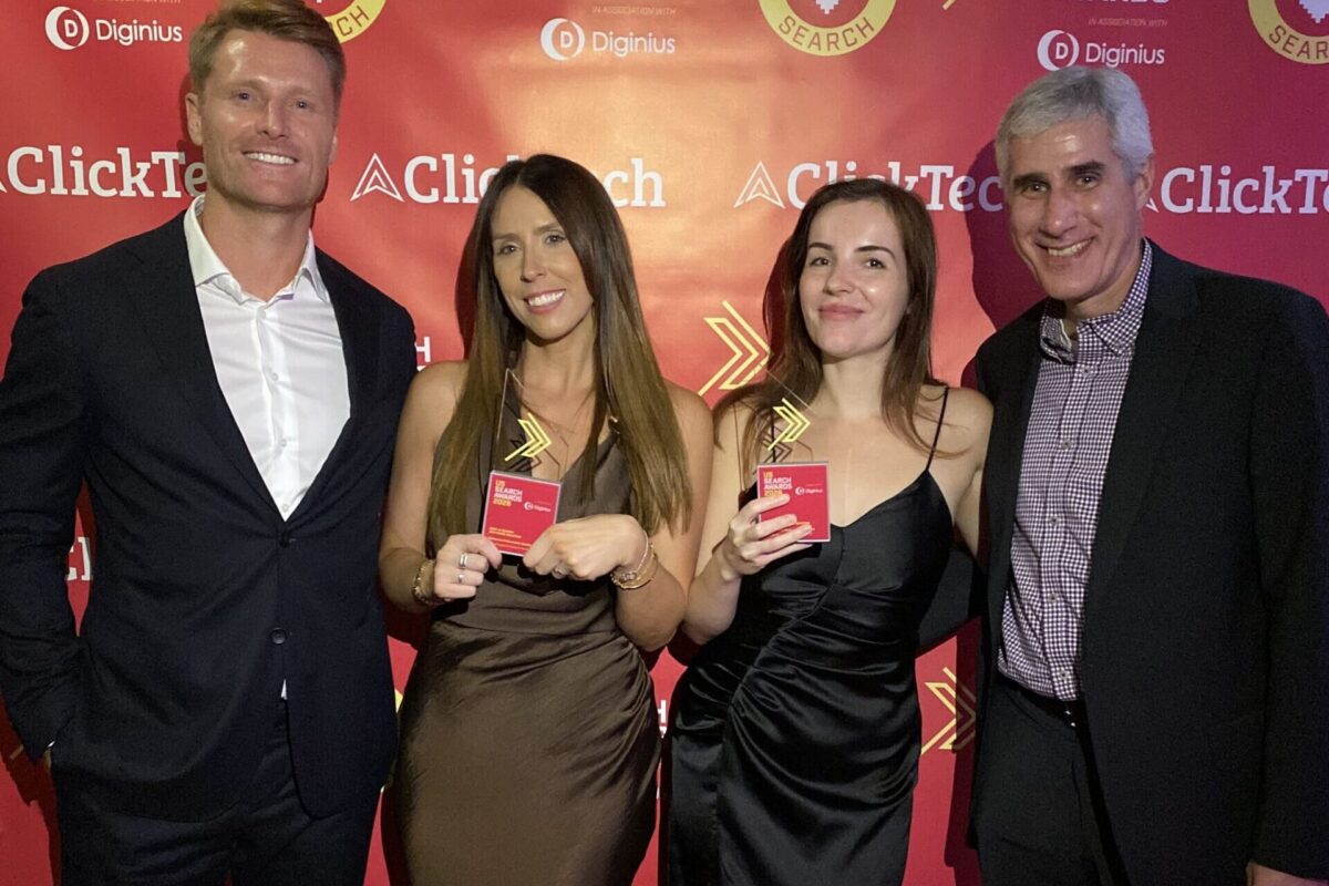US search awrds win | Adthena's AIO dashboard
